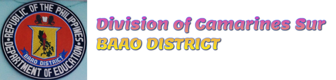 DEPARTMENT OF EDUCATION,   Division of Camarines Sur         BAAO DISTRICT